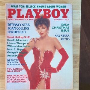 PLAYBOY December 1983 Dynasty Star Joan Collins
